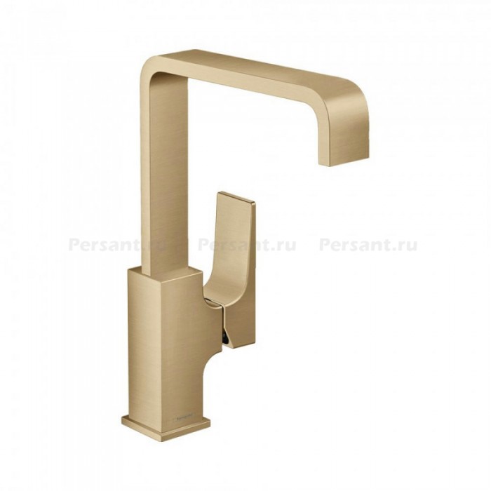 Смеситель для раковины hansgrohe Metropol 230 32511140 шлифованная бронза