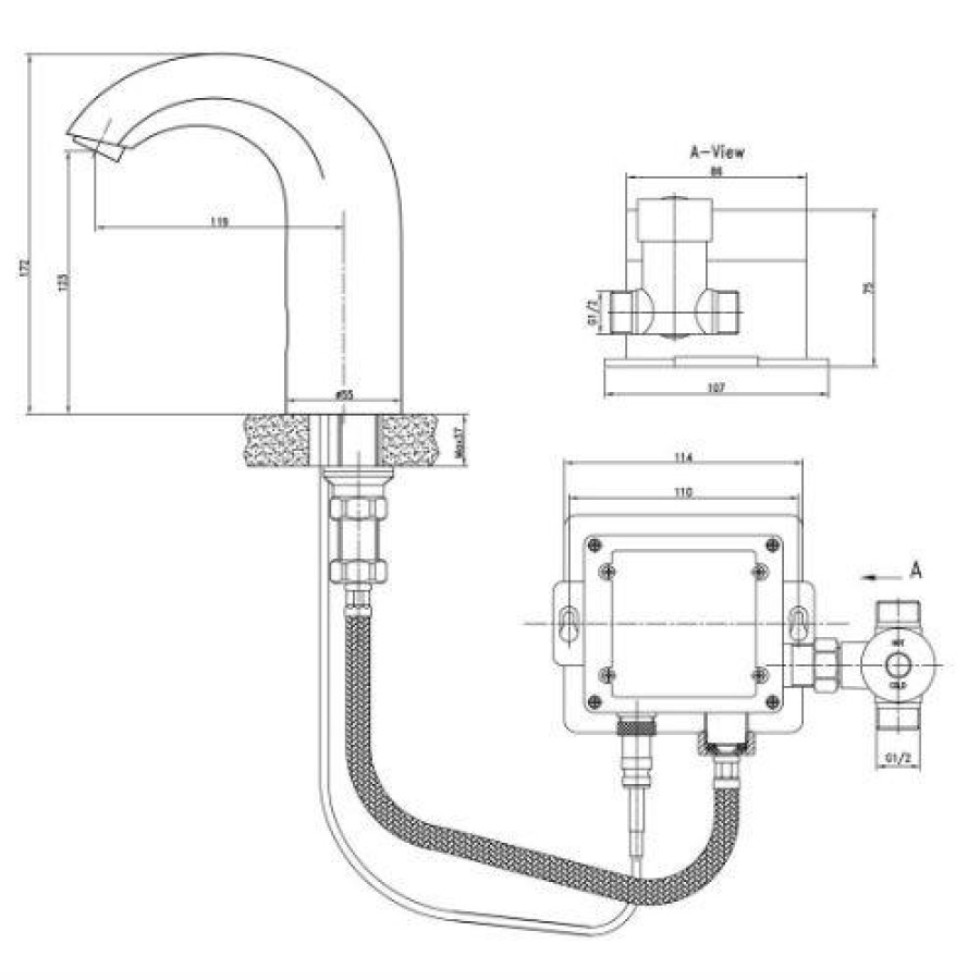 Смеситель для раковины Lemark Project LM4652CE