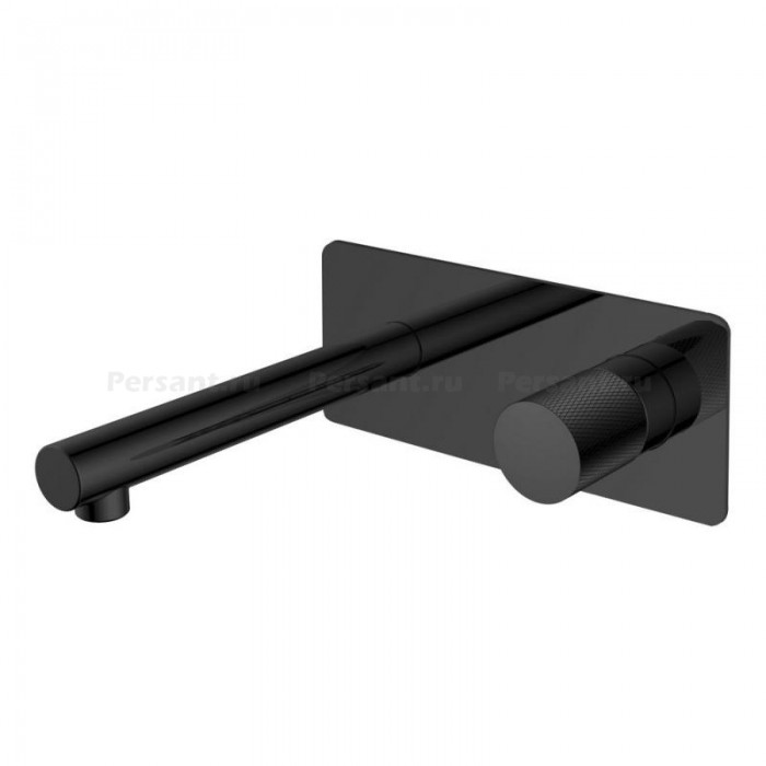 Смеситель для раковины Boheme Stick 125-BB.2 встраиваемый, черный матовый