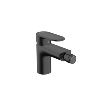 Смеситель для биде Hansgrohe Vernis Blend 71210670, со сливным гарнитуром, матовый черный