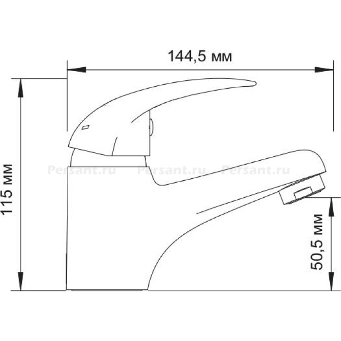 Смеситель для раковины WasserKRAFT Isen 2603 хром