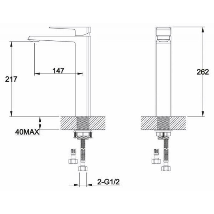 Смеситель для раковины BelBagno Arlie ARL-LMC-CRM