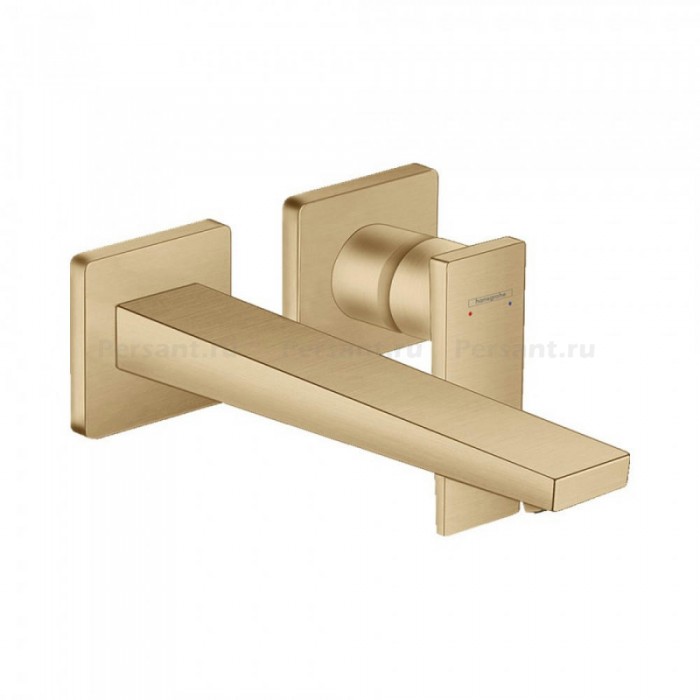 Смеситель для раковины hansgrohe Metropol 32526140 шлифованная бронза