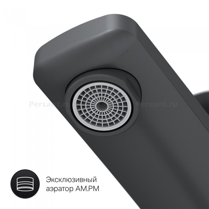 Смеситель для раковины AM.PM Gem F90A92022 черный матовый