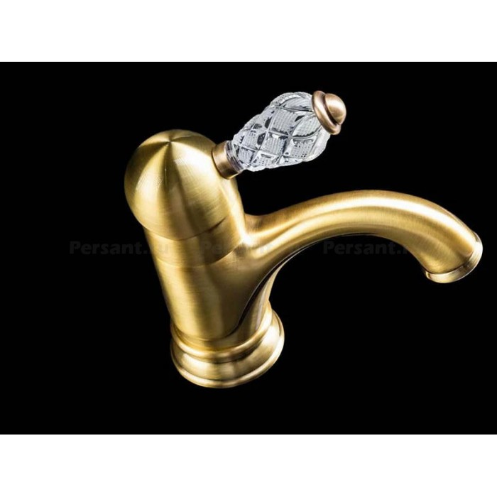 Смеситель для раковины Boheme Crystal 301-CRST бронза