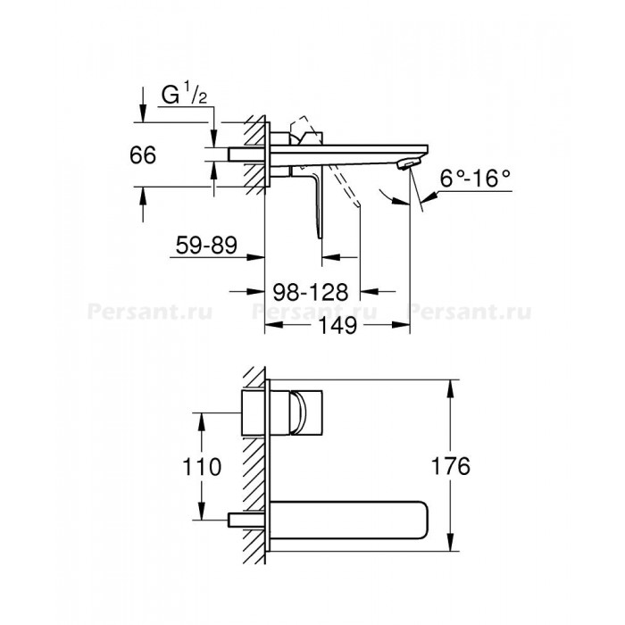Смеситель для раковины GROHE Lineare 19409DC1