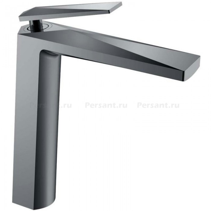 Смеситель для раковины Boheme Venturo 372-SGM оружейная сталь глянцевая