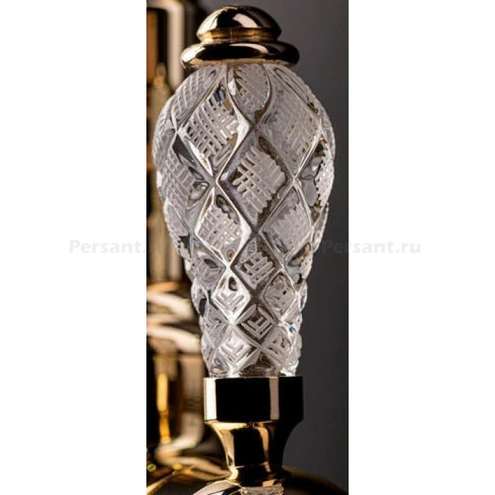 Смеситель для раковины Boheme Crystal 281-CRST золото глянцевое