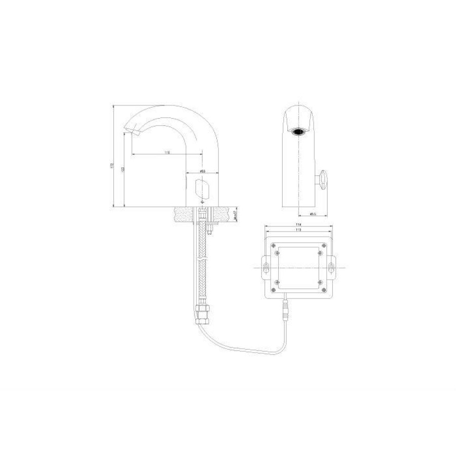 Смеситель для раковины Lemark Project LM4656CE