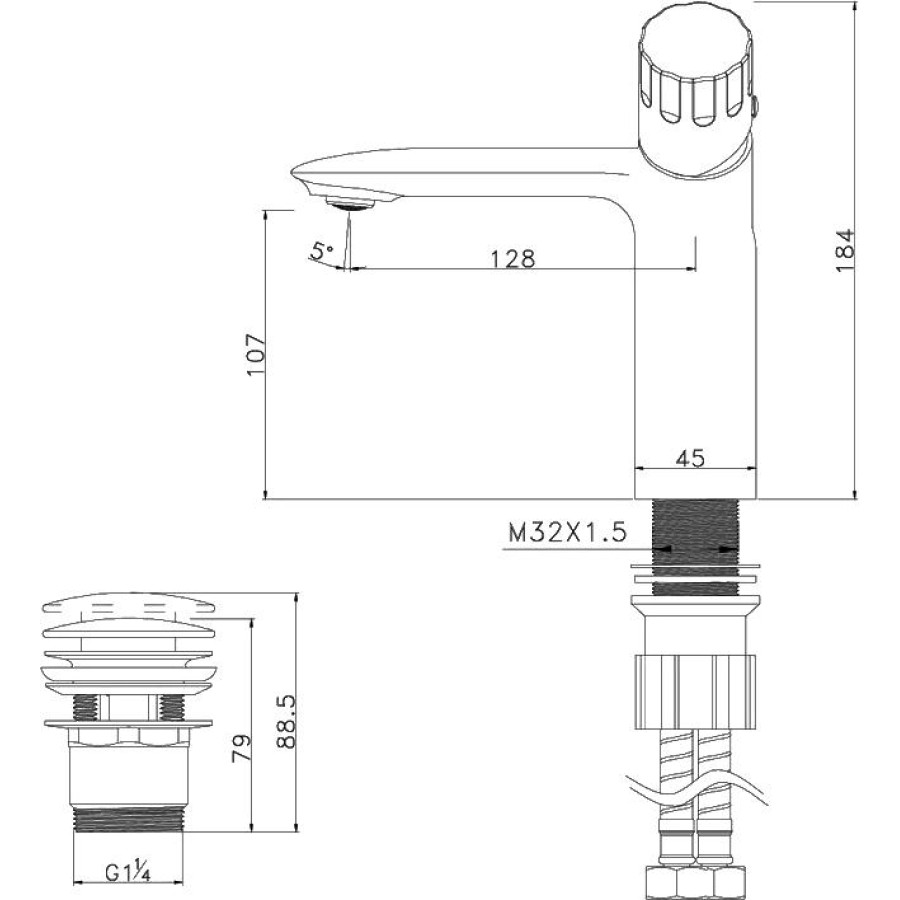 Смеситель для раковины Lemark Wing LM5306C