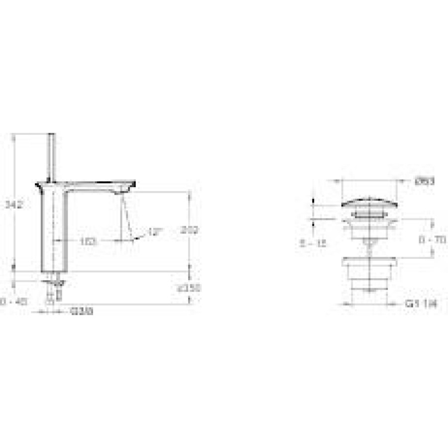 Смеситель для раковины Jacob Delafon Stance E14761-CP