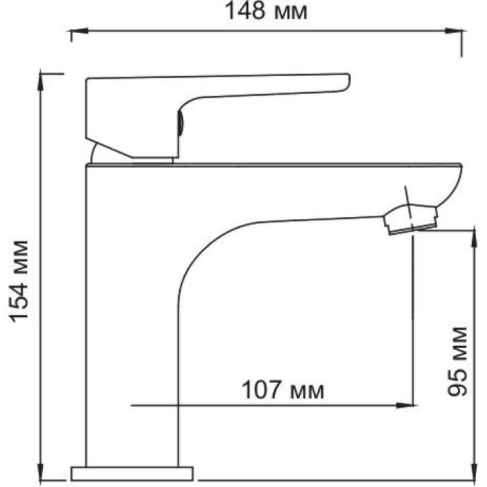 Смеситель для раковины WasserKRAFT Leine 3504