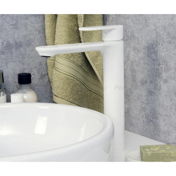 Смеситель для раковины WasserKRAFT Mindel 8503H белый матовый