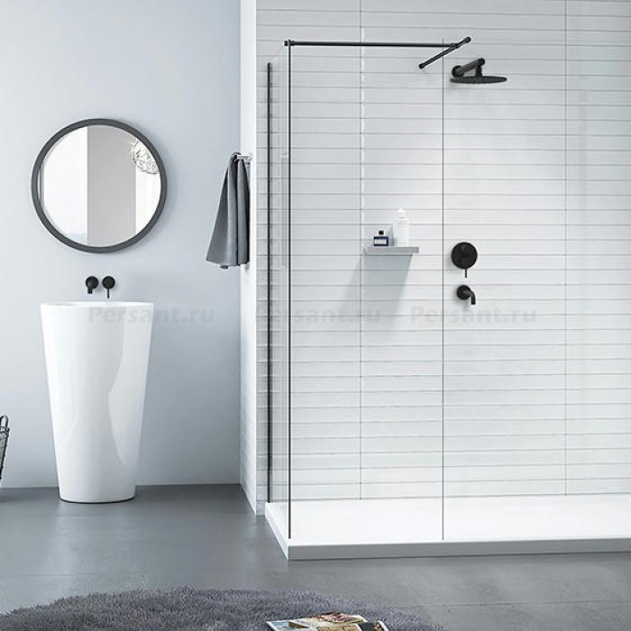 Смеситель для раковины Paini Cox 78PZ208 встраиваемый, черный брашированный