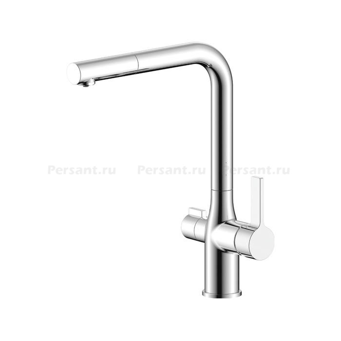 Смеситель для кухни IDDIS Pure PURSBFLi05 с подключением фильтра, хром