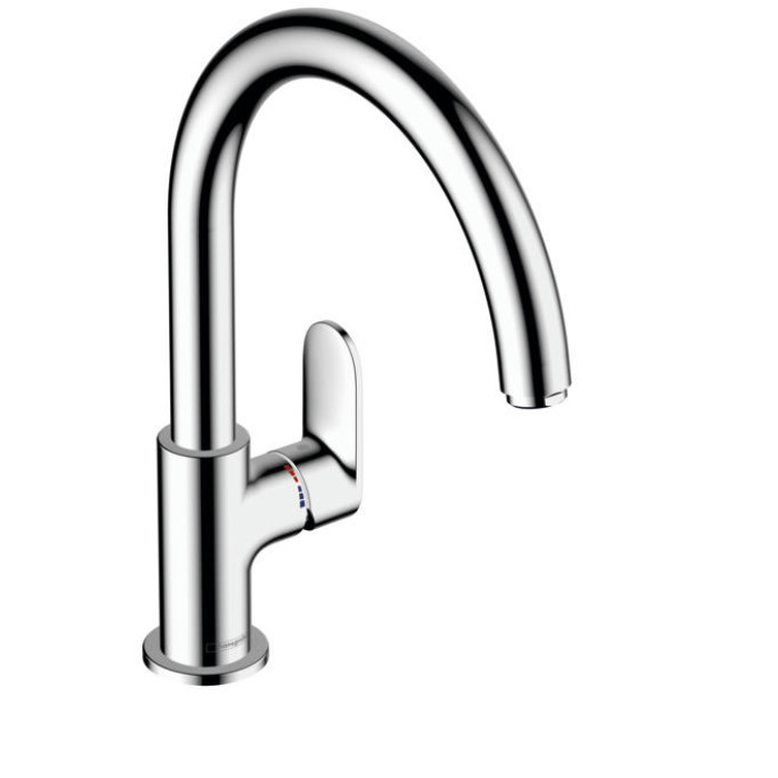 Смеситель для кухни hansgrohe Vernis Blend M35 71870000, 260 с поворотным изливом, хром