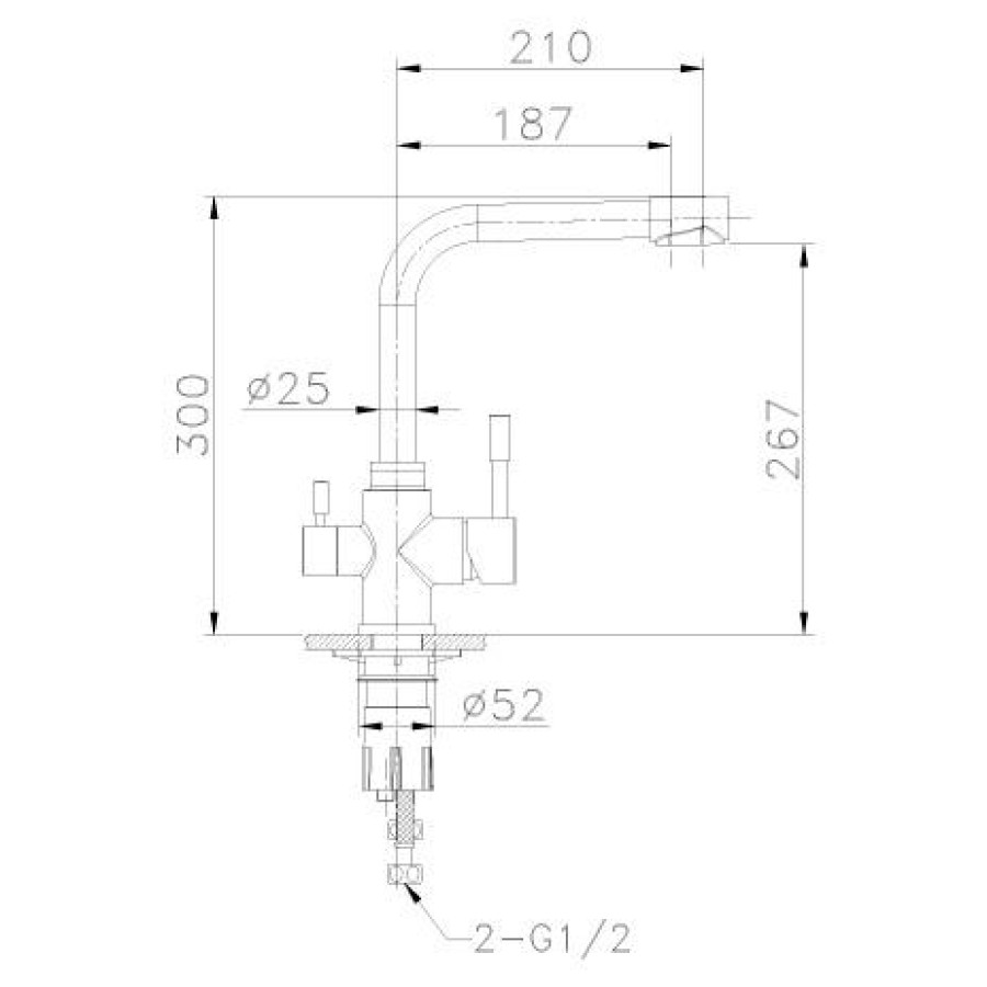 Смеситель для кухни Lemark Expert LM5061S