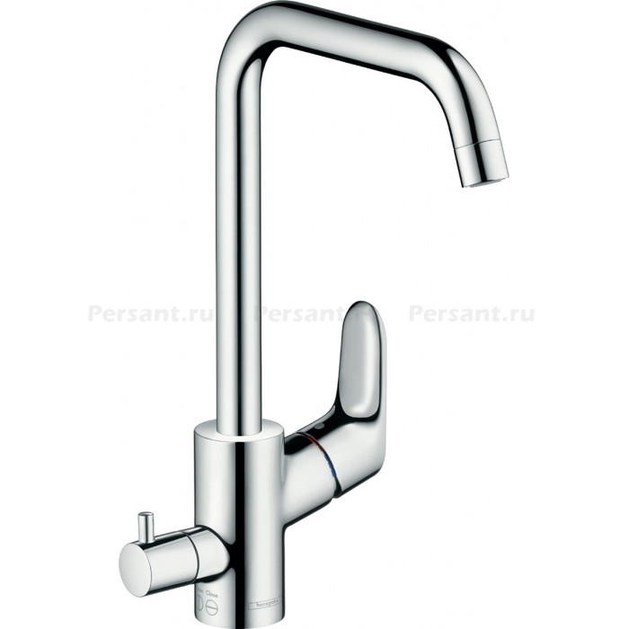 Смеситель для кухни Hansgrohe Focus E2 31823000 с запорным вентилем, хром