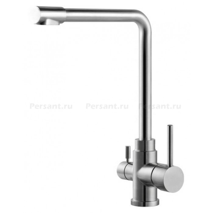 Смеситель для кухни Lemark Expert LM5060S сталь брашированная