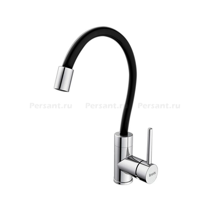 Смеситель для кухни IDDIS Kitchen 360 K36SBJBi05 с гибким изливом, хром/черный