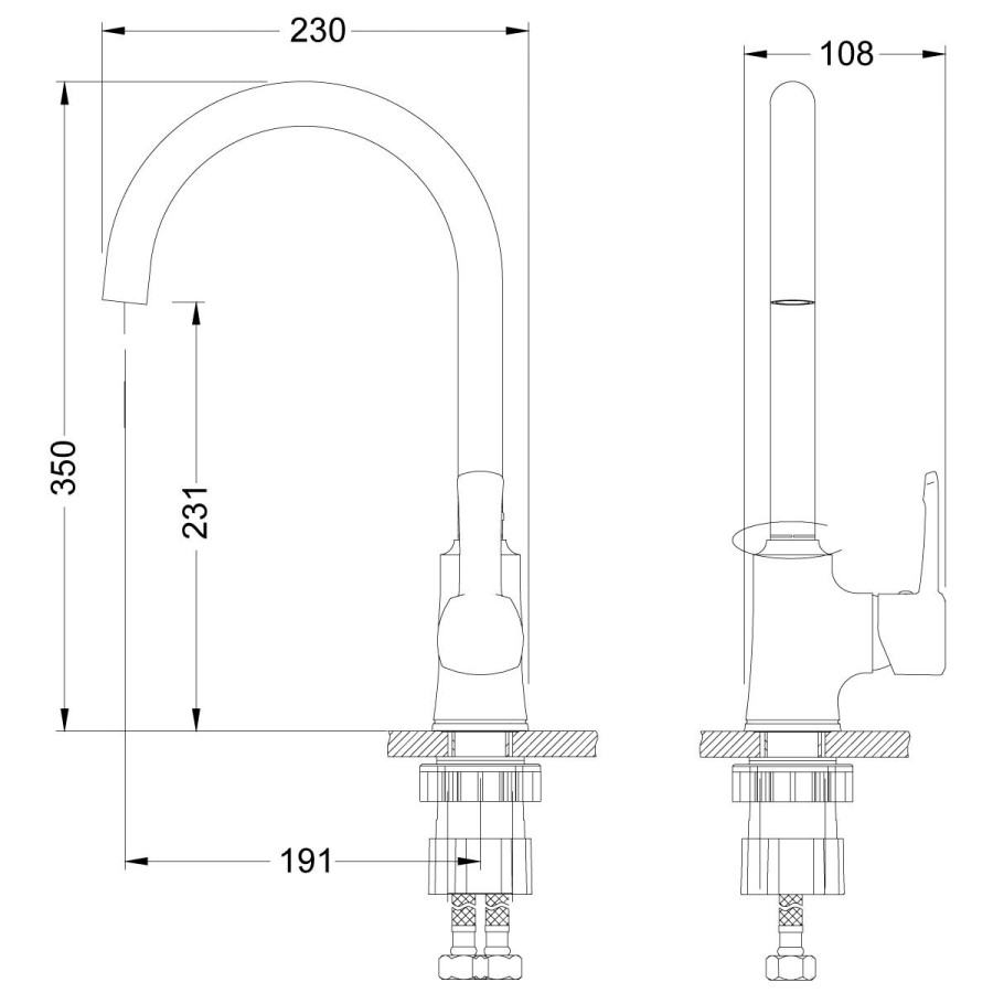 Смеситель для кухни Lemark Evitta LM0505C