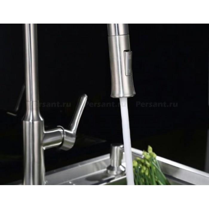 Смеситель для кухни BelBagno BB-LAM38-IN сталь