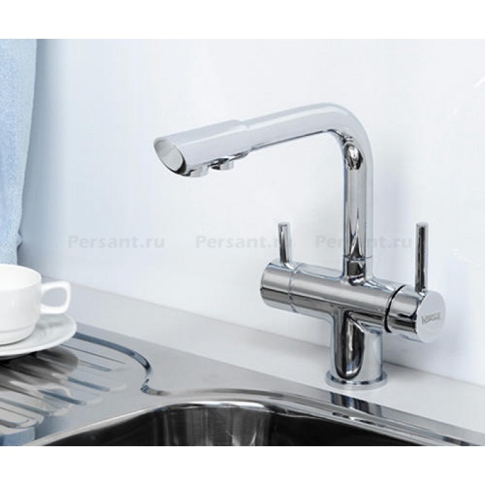 Смеситель для кухни WasserKRAFT A8017 с подключением к фильтру, хром