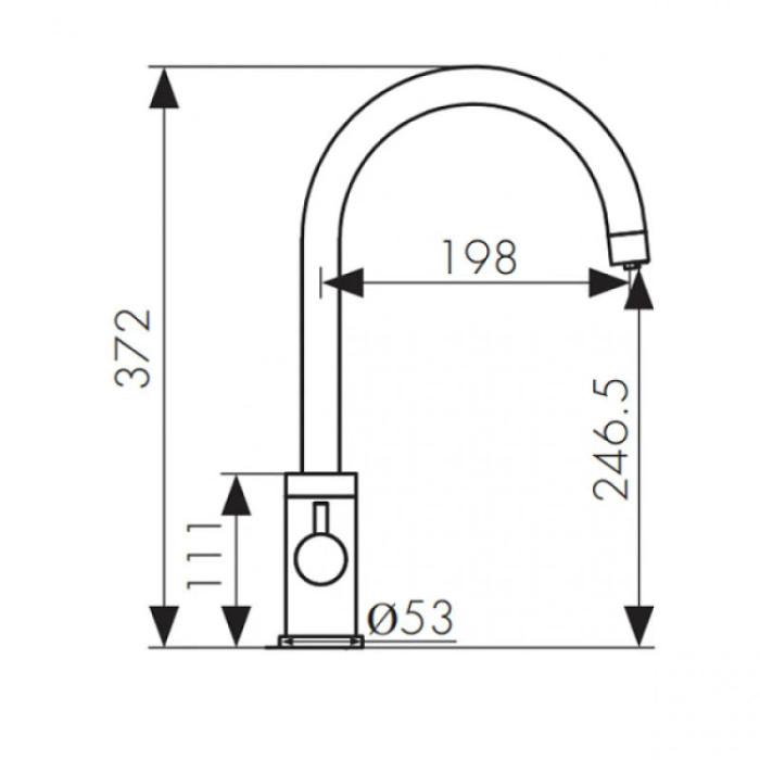 Смеситель для кухни с фильтром Kaiser Merkur 26744-16 + H851P00