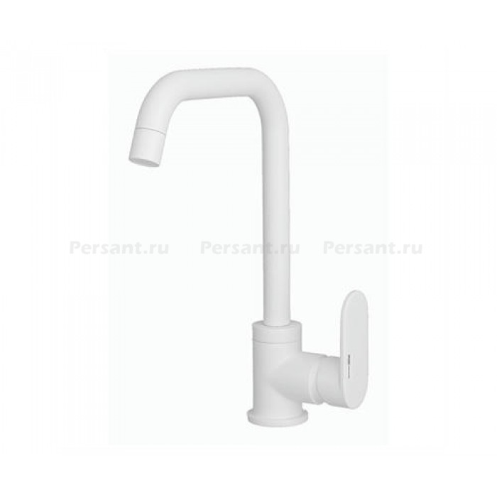 Смеситель для кухни WasserKRAFT Mindel 8507 белый матовый