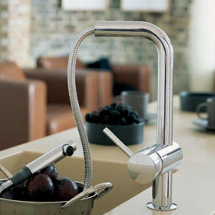 Смеситель для кухни Grohe Minta 32168000 с выдвижным изливом, хром