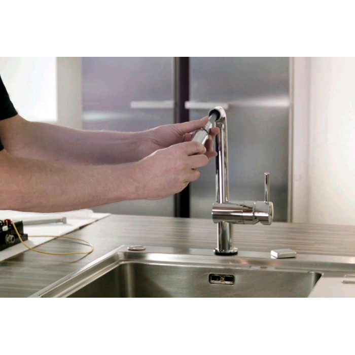 Смеситель для кухни Grohe Minta 32168000 с выдвижным изливом, хром
