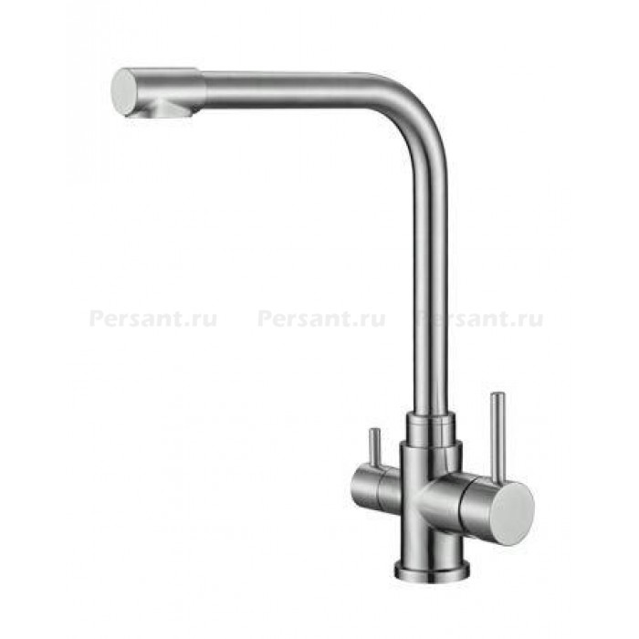 Смеситель для кухни BelBagno BB-LAM15-IN с подключением фильтра, сталь