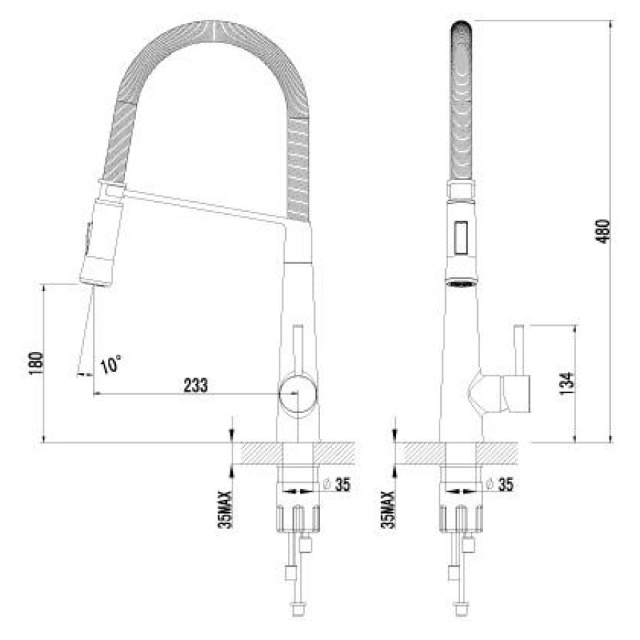 Смеситель для кухни Lemark Soul LM6002C