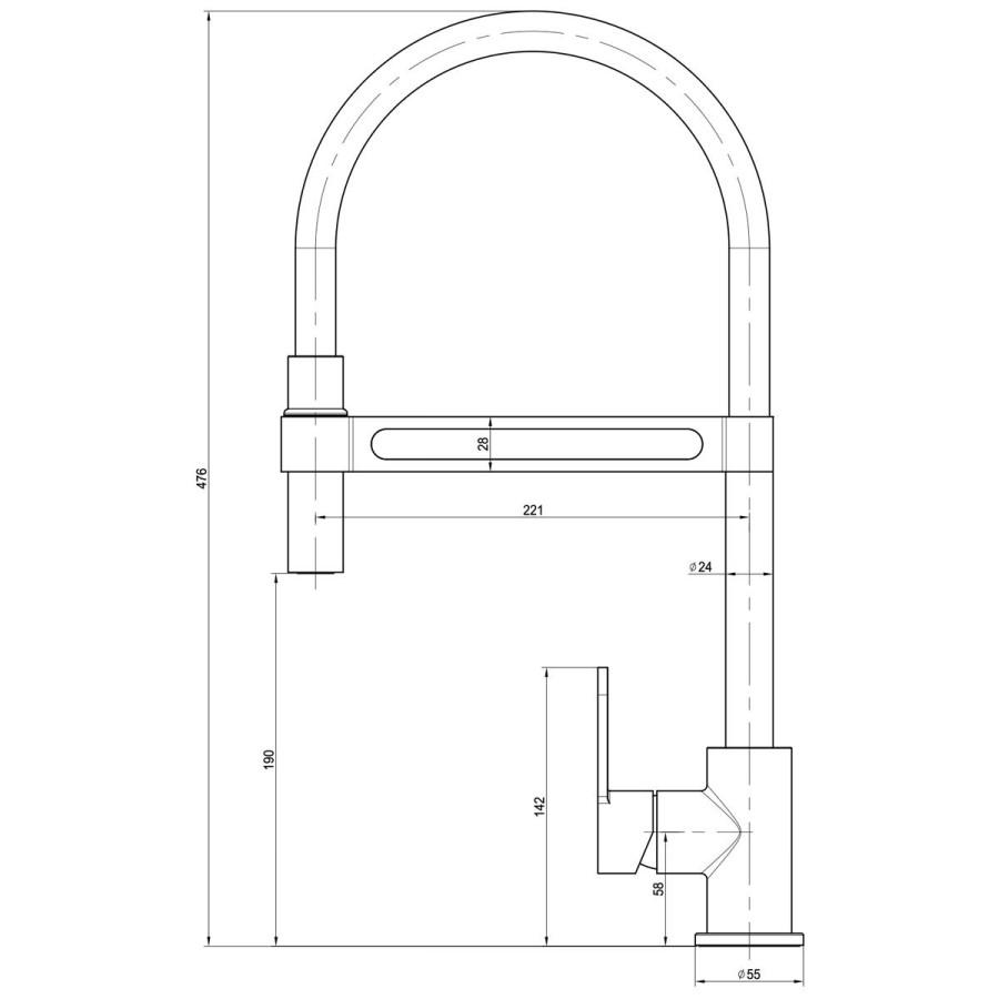 Смеситель для кухни Lemark Soul LM6006C