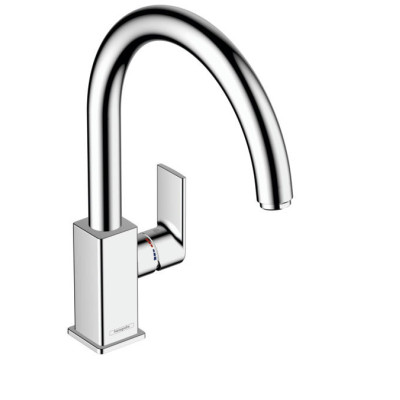 Смеситель для кухни hansgrohe Vernis Shape M35 71871000, 260 с поворотным изливом, хром