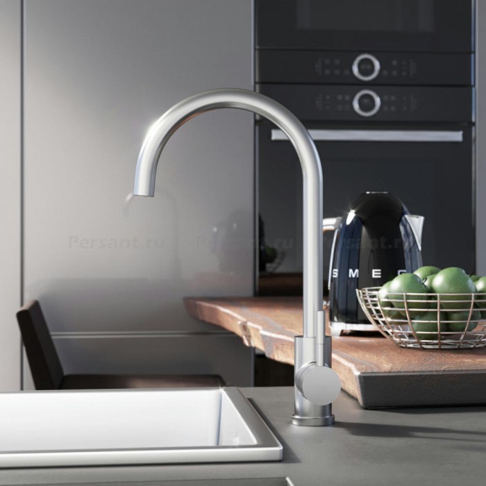 Смеситель для кухни Damixa Merkur DX710730000 с подключением фильтра, никель