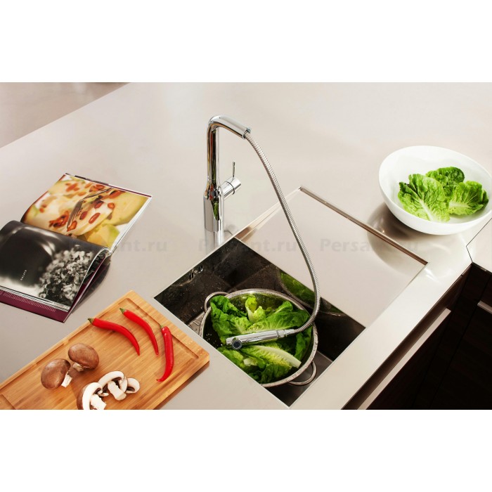 Смеситель для кухни Grohe Essence 30270000 с выдвижным изливом, хром