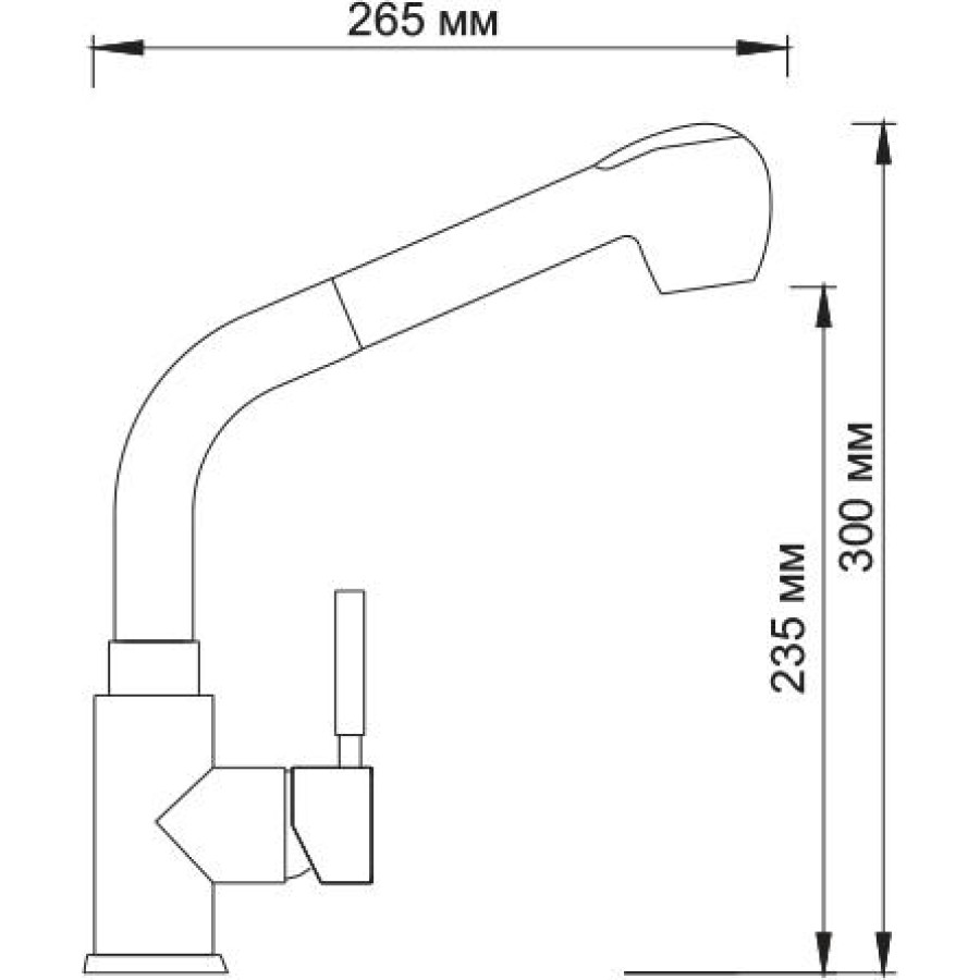 Смеситель для кухни WasserKRAFT Wern 4266