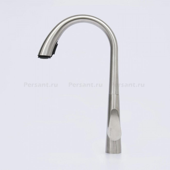 Смеситель для кухни WasserKRAFT A8617 с выдвижным изливом, сталь