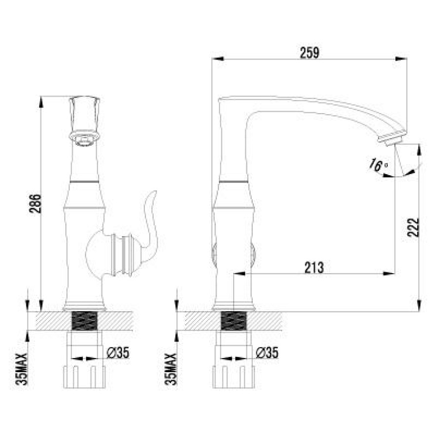 Смеситель для кухни Lemark Brava LM4705G