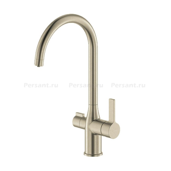 Смеситель для кухни IDDIS Pure PURBNFJi05 с подключением фильтра, никель