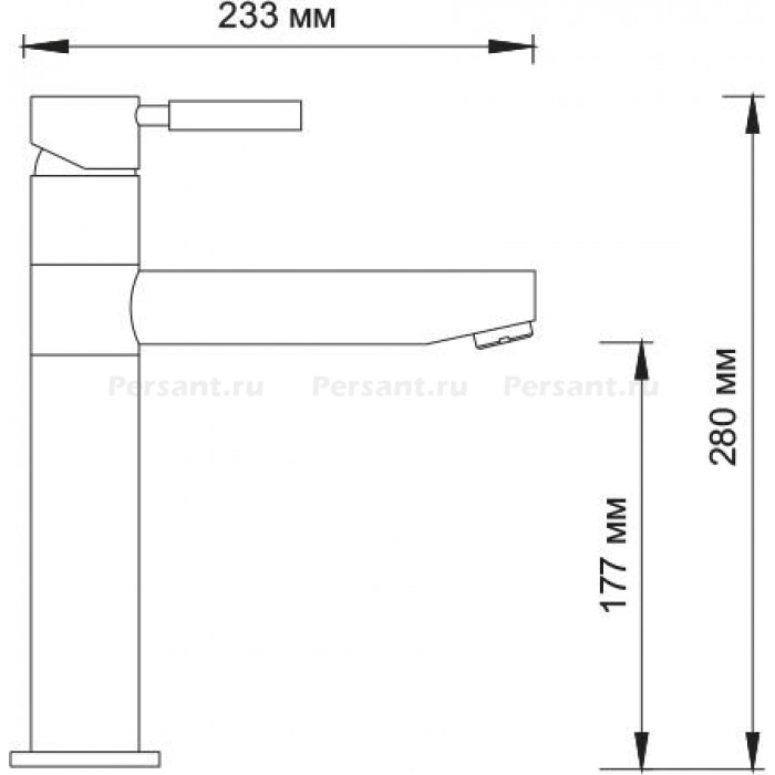 Смеситель для кухни WasserKRAFT Wern 4207 никель