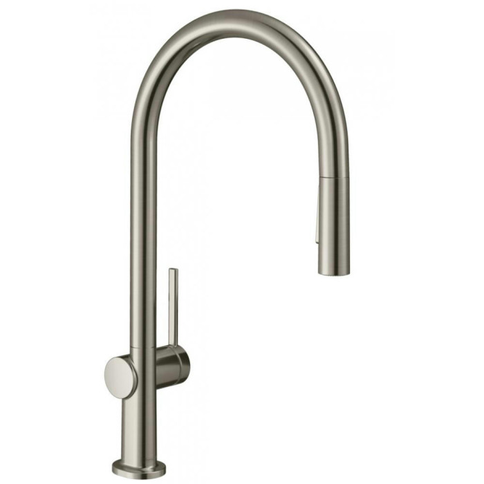 Смеситель для кухни hansgrohe Talis M54 72800800 с вытяжным душем, сталь