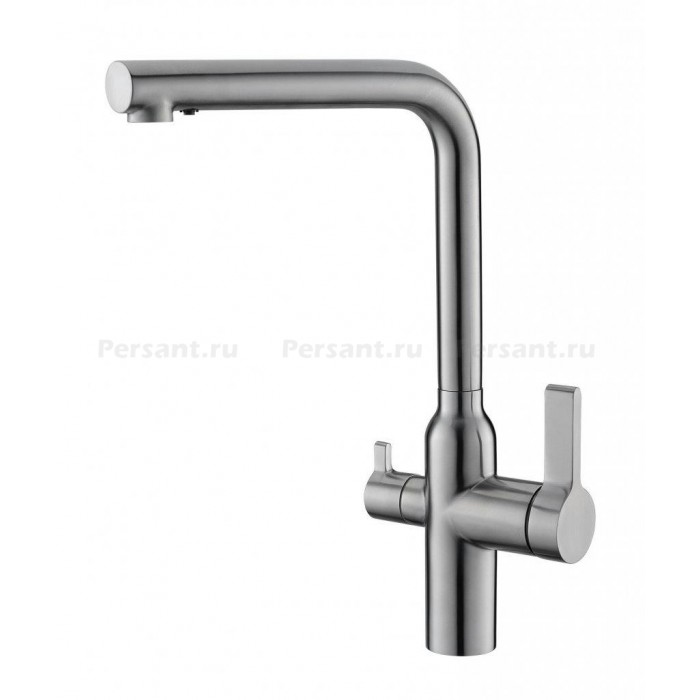 Смеситель для кухни BelBagno BB-LAM57-IN с подключением фильтра, сталь