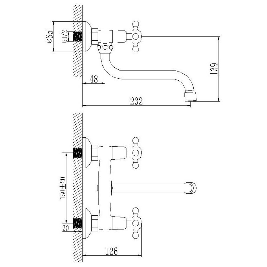 Смеситель для кухни Lemark Standard LM2111C