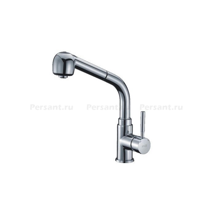 Смеситель для кухни WasserKRAFT Main 4166 с выдвижным изливом, хром