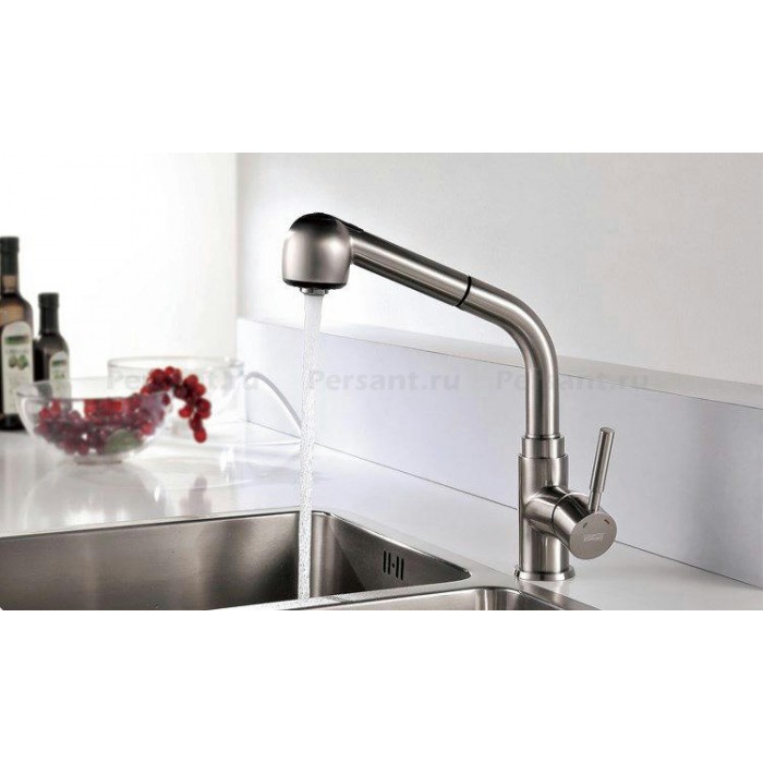 Смеситель для кухни WasserKRAFT Wern 4266 никель