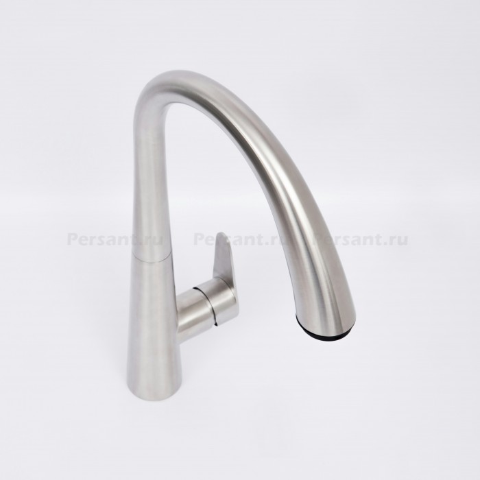 Смеситель для кухни WasserKRAFT A8617 с выдвижным изливом, сталь