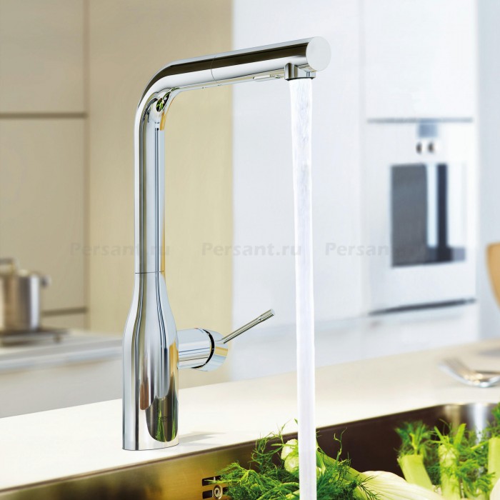 Смеситель для кухни Grohe Essence 30270000 с выдвижным изливом, хром