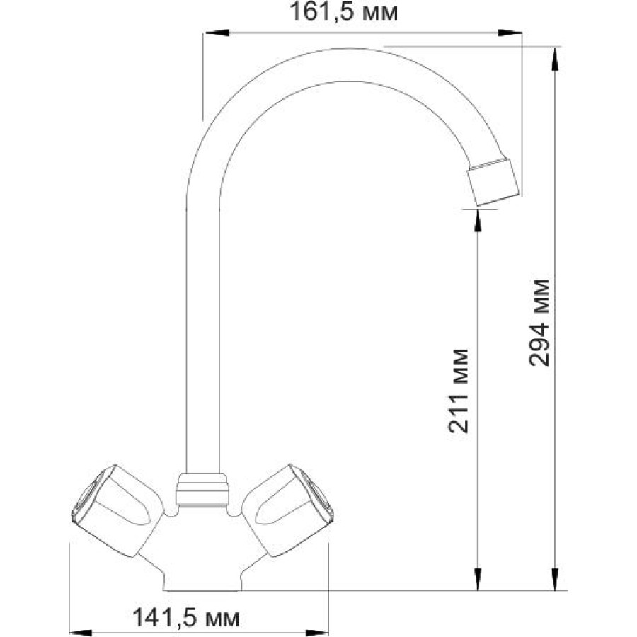 Смеситель для кухни WasserKRAFT Amper 2907